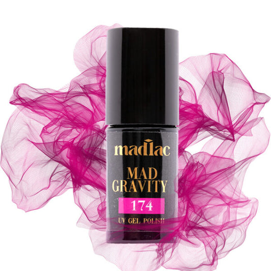 Lakier Hybrydowy UV LED Mad Gravity 6 ml – 174