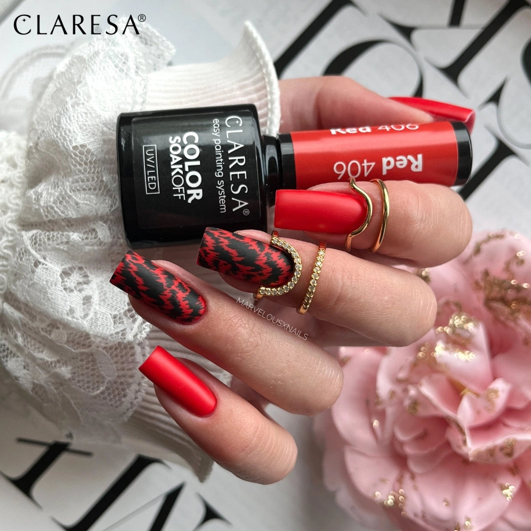 Lakier hybrydowy RED 406