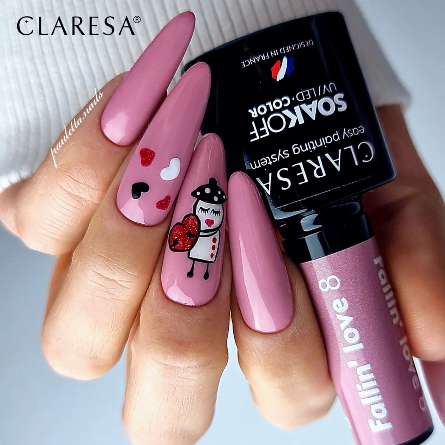 Lakier hybrydowy FALLIN' LOVE 8