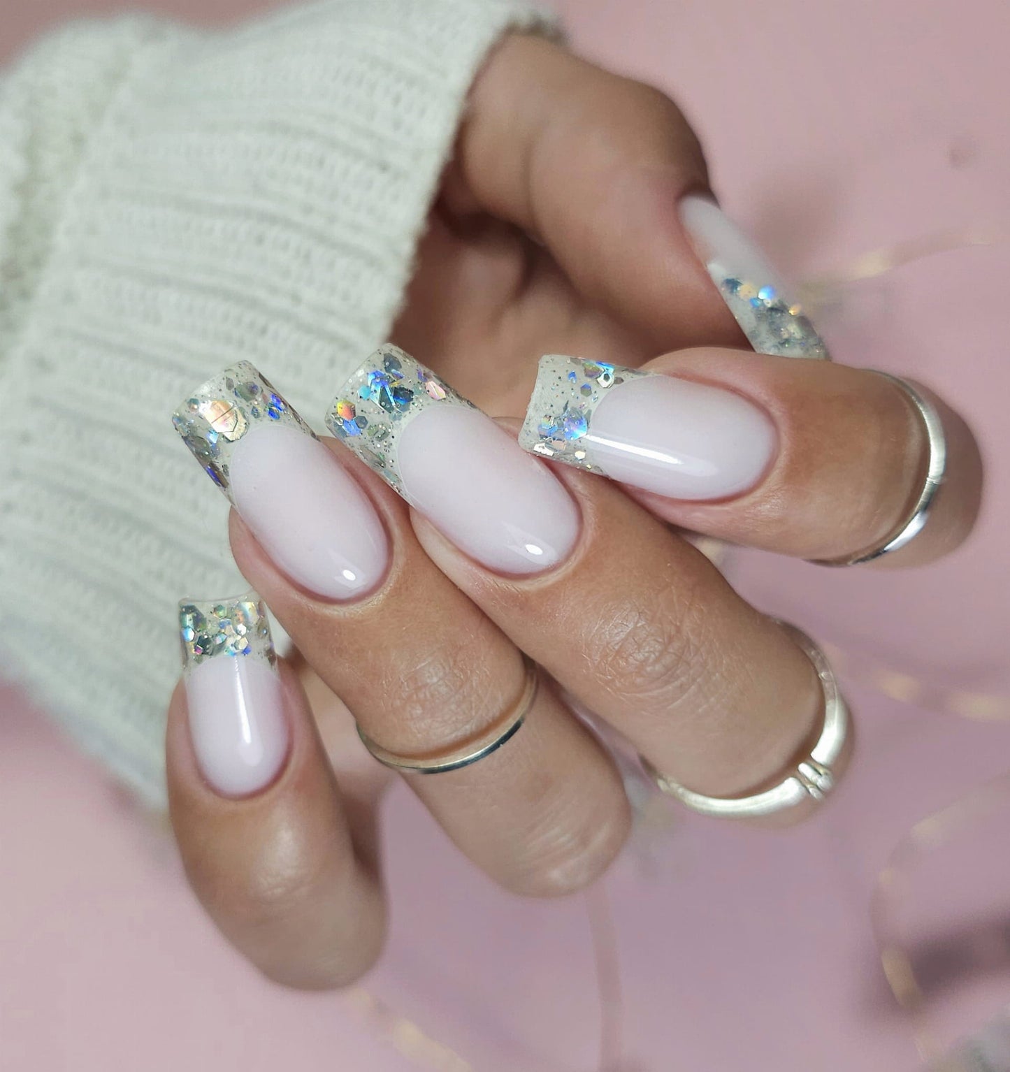 Żel do zdobień MEGASTAR SILVER FLICKER