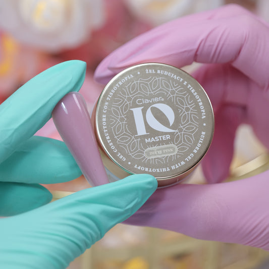 Żel budujący IQ Master z tiksotropią, Dirty Pink (Galaretka)