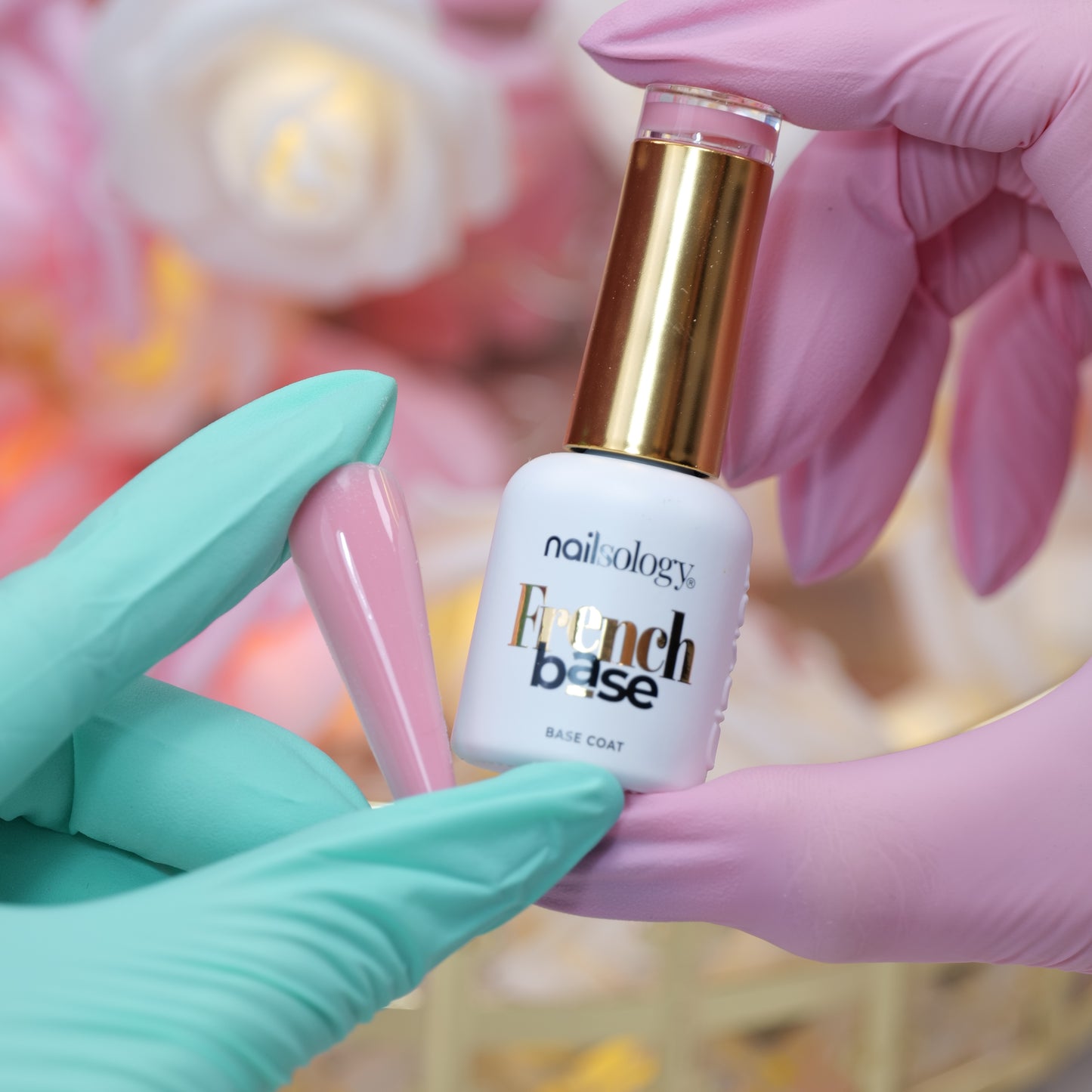 Baza French Hybrydowa Nailsology – Cotton Candy