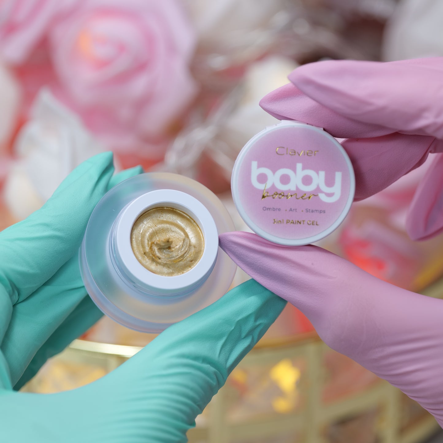 Baby Boomer żel 3w1, U01 „Goldina”, 3g. (paint)