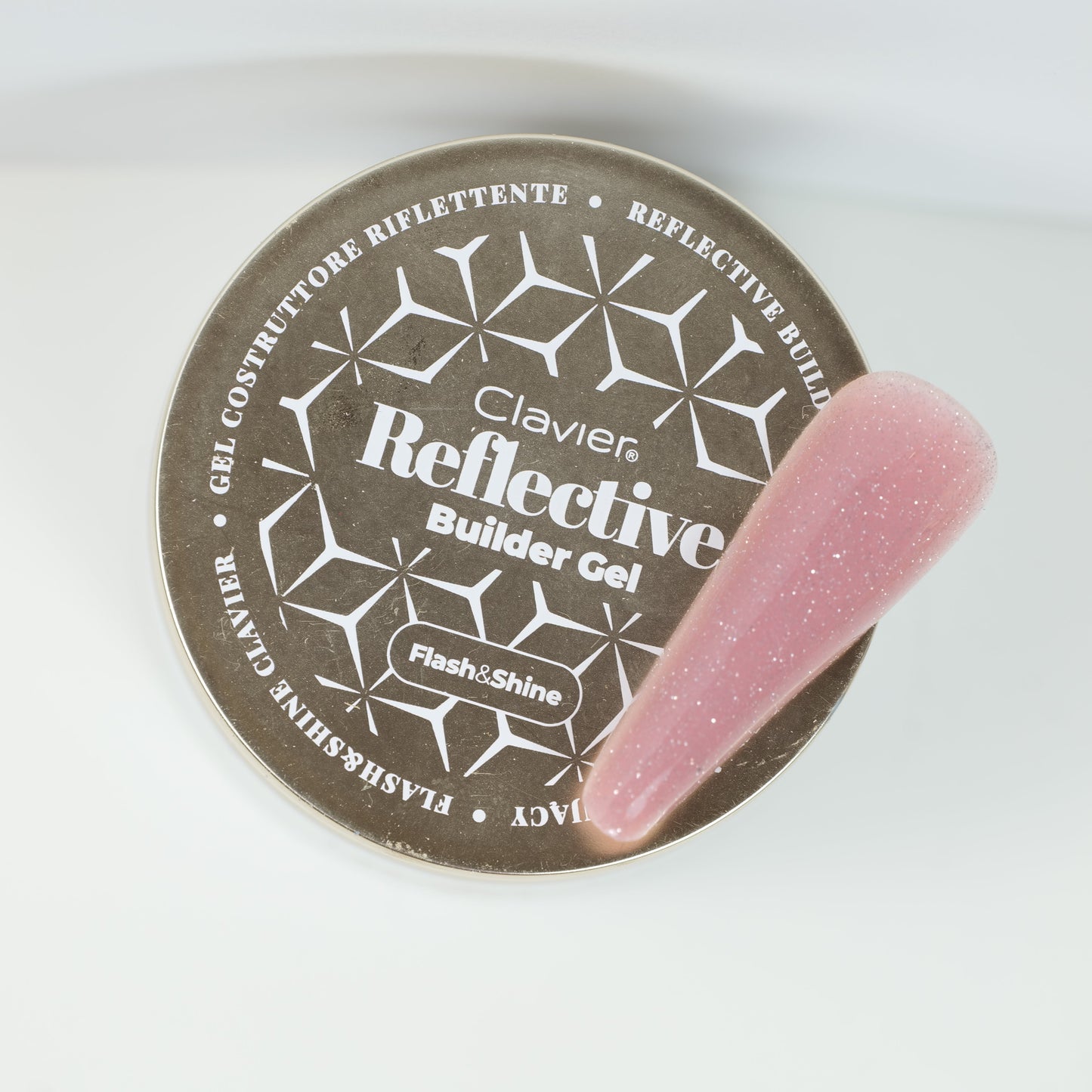 Reflectiv Builder Gel Flash & Shine, Nude Glow 04 (samopoziomujący)