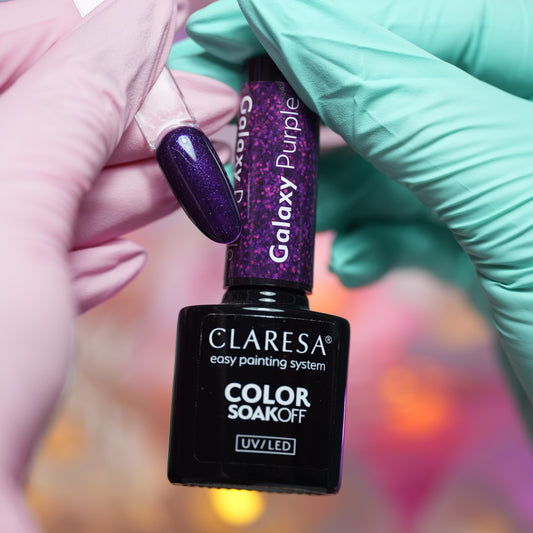 Lakier hybrydowy Galaxy Purple