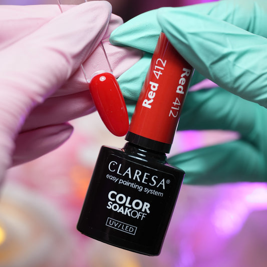 Lakier hybrydowy RED 412