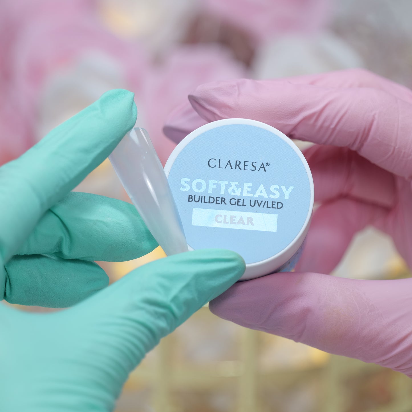 Żel budujący SOFT&EASY builder gel clear (samopoziomujący)